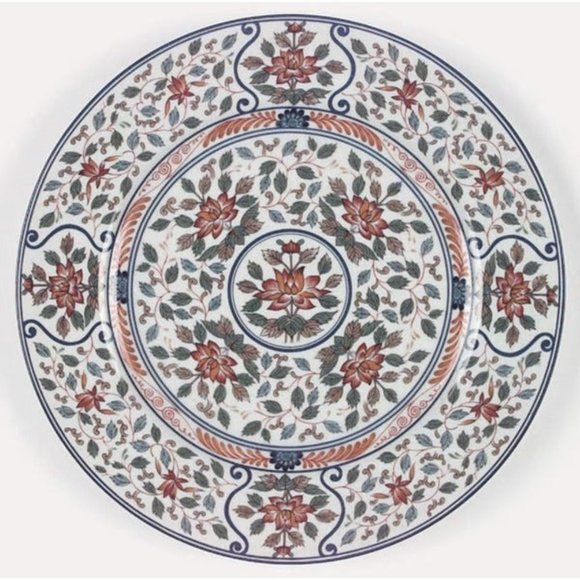 Georges Briard Vintage Imari Blossoms French Porcelain Tea/Snack Set for 4 - Picture 5 of 6